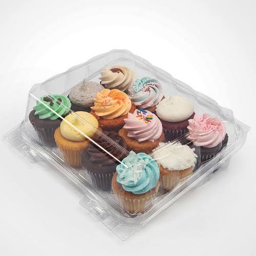 Mini Cupcake Clamshell Tray Pack of 10 - Image 1