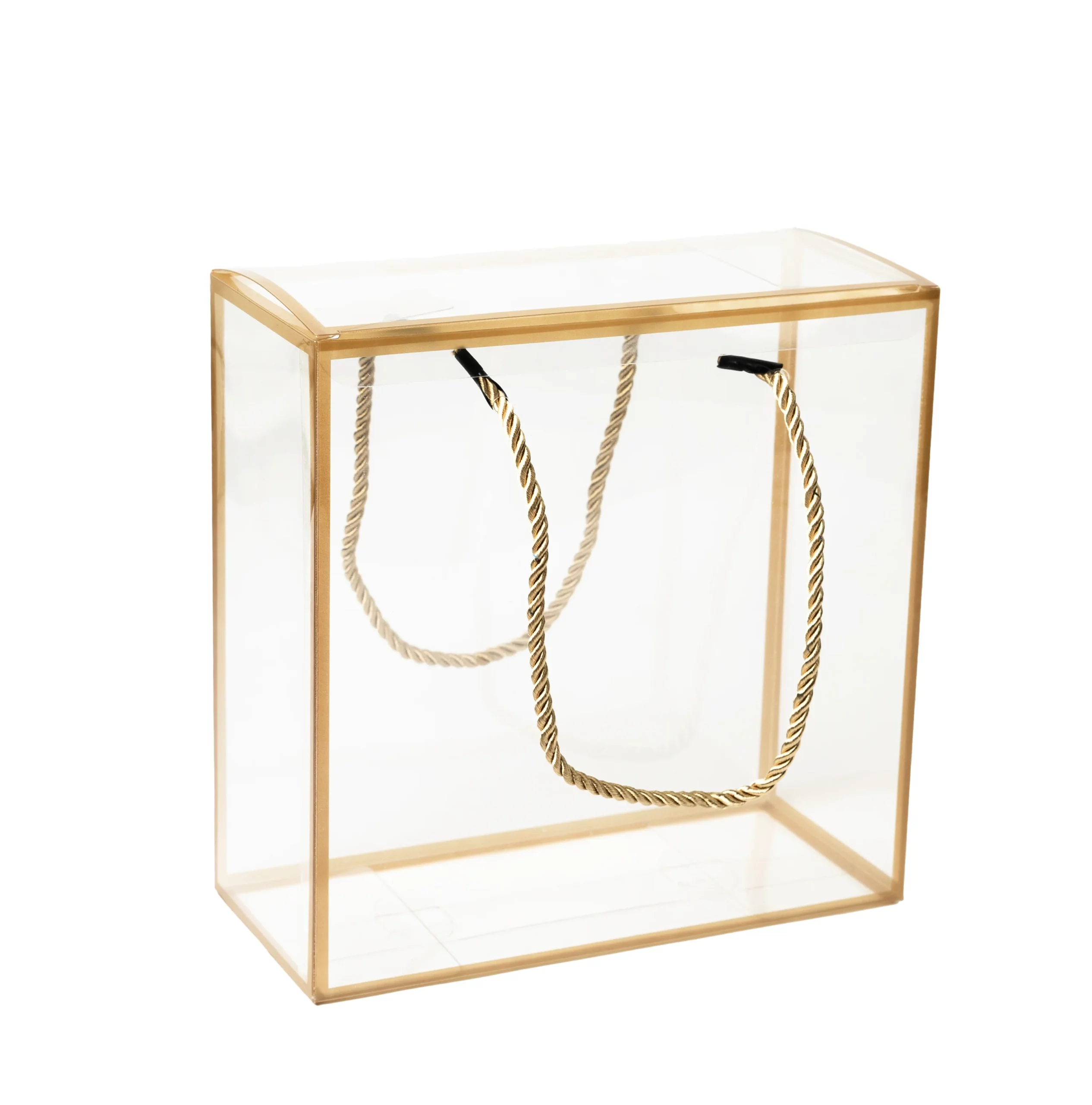 DSC06982copy PVC Gift bag with gold borders and gold ties each - Image 1