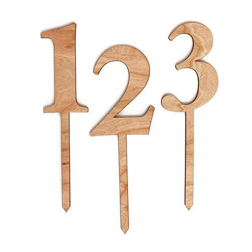 wooden-topper-numner-dubai Wooden Number Toppers - Image 1
