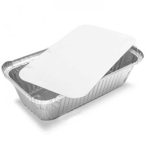 No6a-Large-Container-600x600-1 Medium Rectangular Foil Containers With Carded Lids - Pack of 5 - Image 1